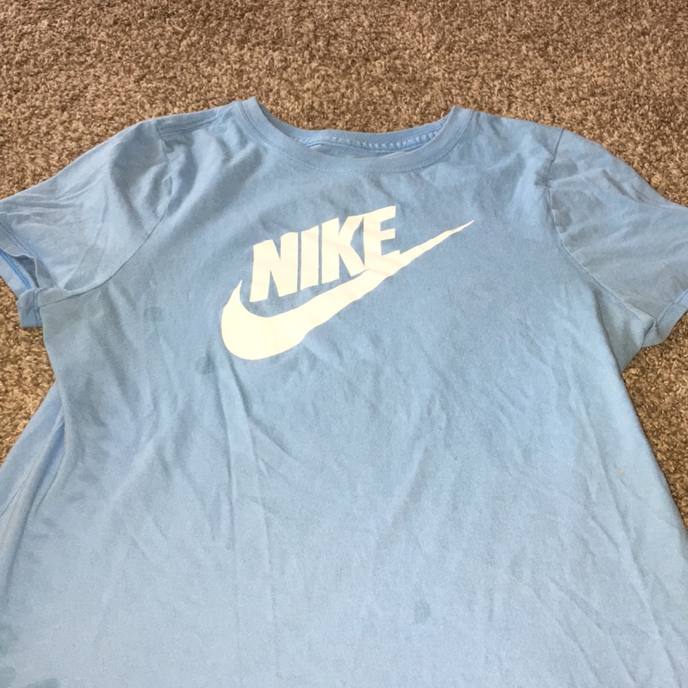 girls blue nike shirt!